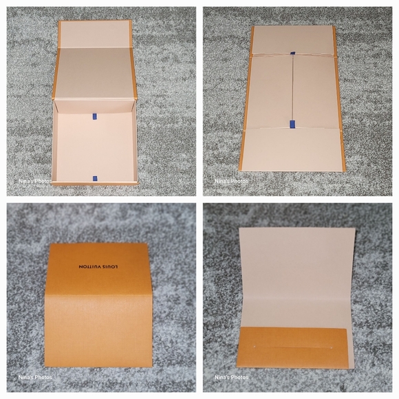 Louis Vuitton LV Collapsible Gift Handbag Box 10.25x9.75x5" & Receipt Envelope - Picture 7 of 15